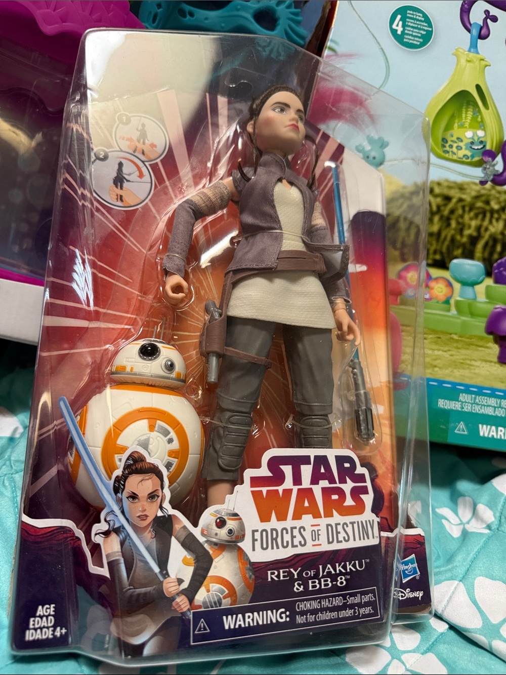 NIB Star Wars Forces of Destiny Rey of Jakku & BB-8 Figure